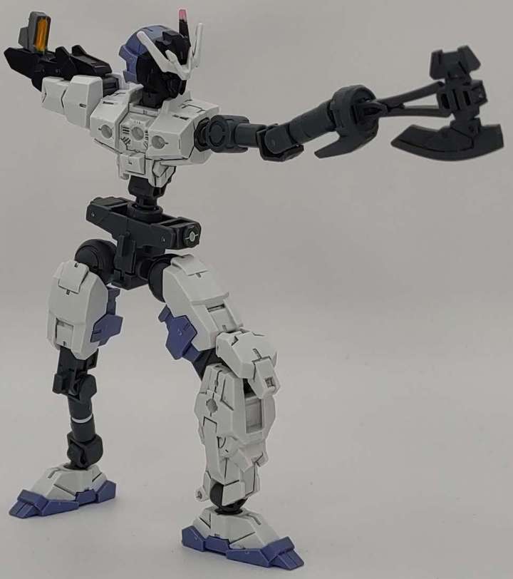 Pointing Forward, side view