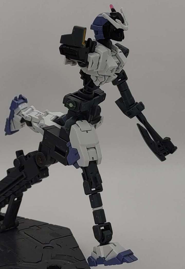 Running, right side view